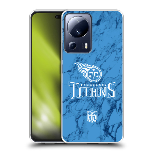 NFL Tennessee Titans Graphics Coloured Marble Soft Gel Case for Xiaomi 13 Lite 5G