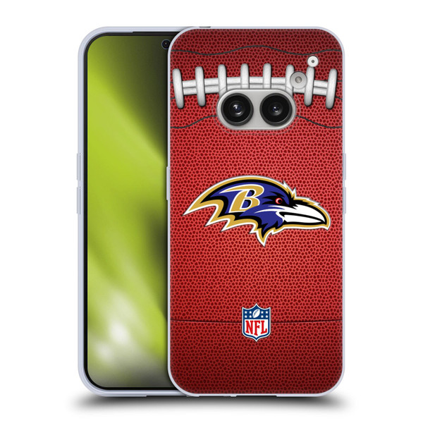 NFL Baltimore Ravens Graphics Football Soft Gel Case for Nothing Phone (2a)
