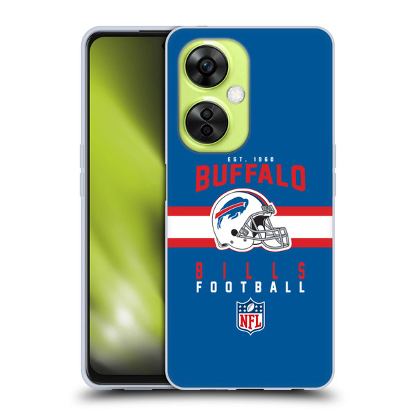 NFL Buffalo Bills Graphics Helmet Typography Soft Gel Case for OnePlus Nord CE 3 Lite 5G