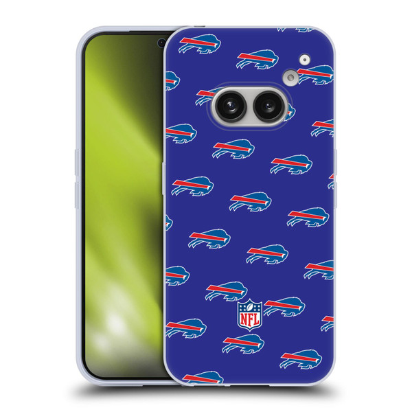 NFL Buffalo Bills Artwork Patterns Soft Gel Case for Nothing Phone (2a)