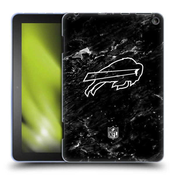 NFL Buffalo Bills Artwork Marble Soft Gel Case for Amazon Fire HD 8/Fire HD 8 Plus 2020