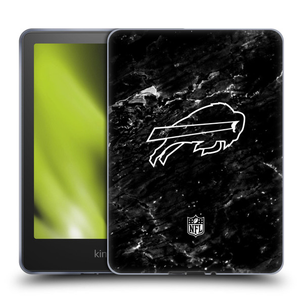 NFL Buffalo Bills Artwork Marble Soft Gel Case for Amazon Kindle Paperwhite 5 (2021)