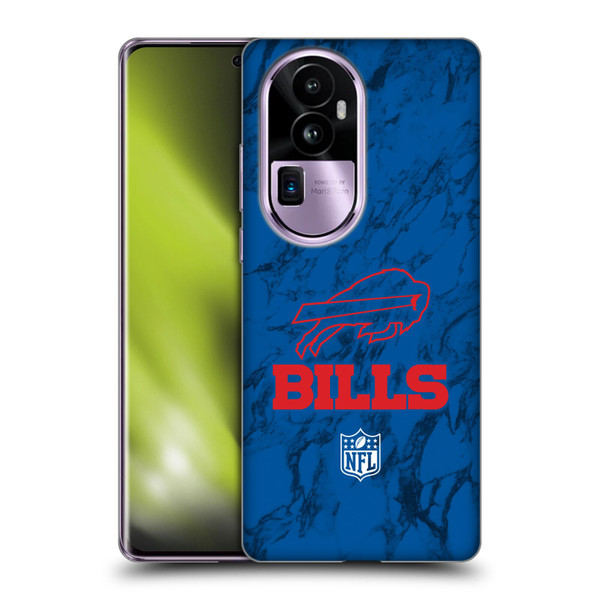 NFL Buffalo Bills Graphics Coloured Marble Soft Gel Case for OPPO Reno10 Pro+