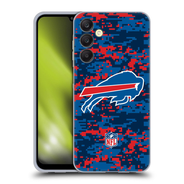 NFL Buffalo Bills Graphics Digital Camouflage Soft Gel Case for Samsung Galaxy A25 5G