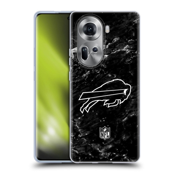 NFL Buffalo Bills Artwork Marble Soft Gel Case for OPPO Reno11