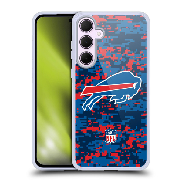 NFL Buffalo Bills Graphics Digital Camouflage Soft Gel Case for Samsung Galaxy A35 5G