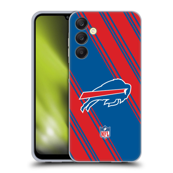 NFL Buffalo Bills Artwork Stripes Soft Gel Case for Samsung Galaxy A25 5G