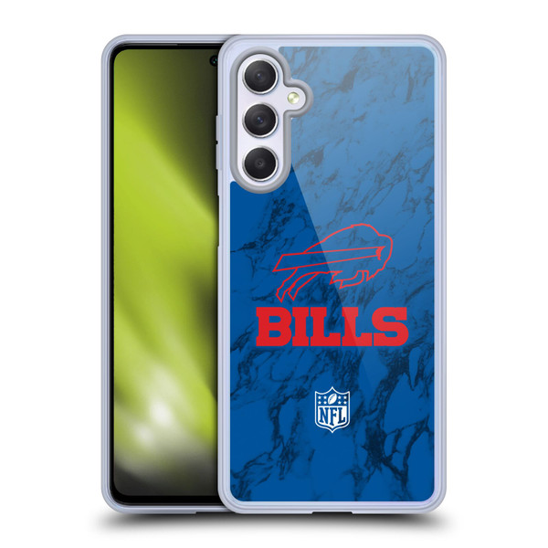 NFL Buffalo Bills Graphics Coloured Marble Soft Gel Case for Samsung Galaxy M54 5G
