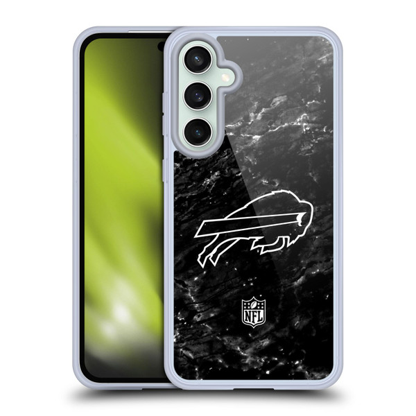NFL Buffalo Bills Artwork Marble Soft Gel Case for Samsung Galaxy S23 FE 5G