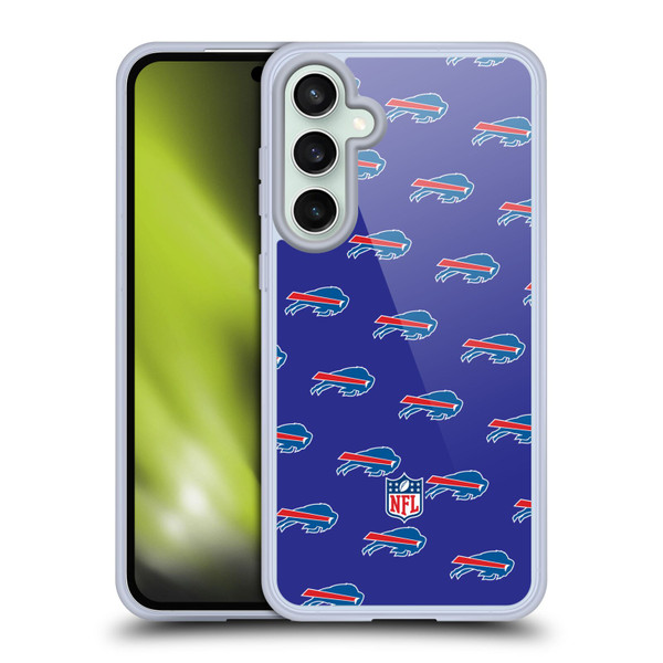 NFL Buffalo Bills Artwork Patterns Soft Gel Case for Samsung Galaxy S23 FE 5G