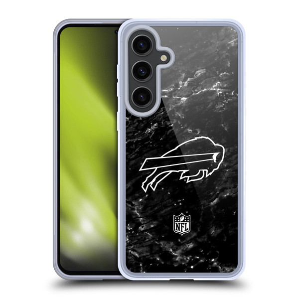 NFL Buffalo Bills Artwork Marble Soft Gel Case for Samsung Galaxy S24+ 5G