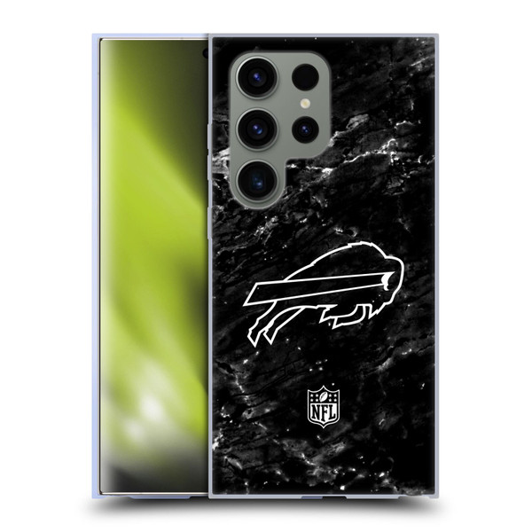 NFL Buffalo Bills Artwork Marble Soft Gel Case for Samsung Galaxy S24 Ultra 5G