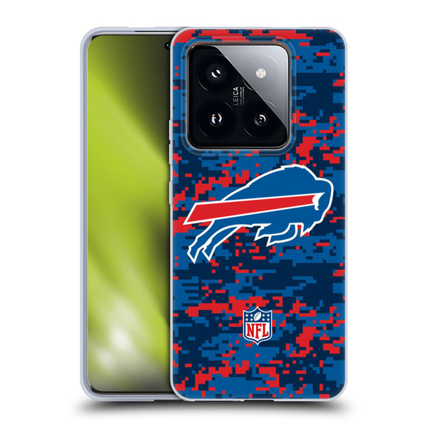 NFL Buffalo Bills Graphics Digital Camouflage Soft Gel Case for Xiaomi 14 Pro