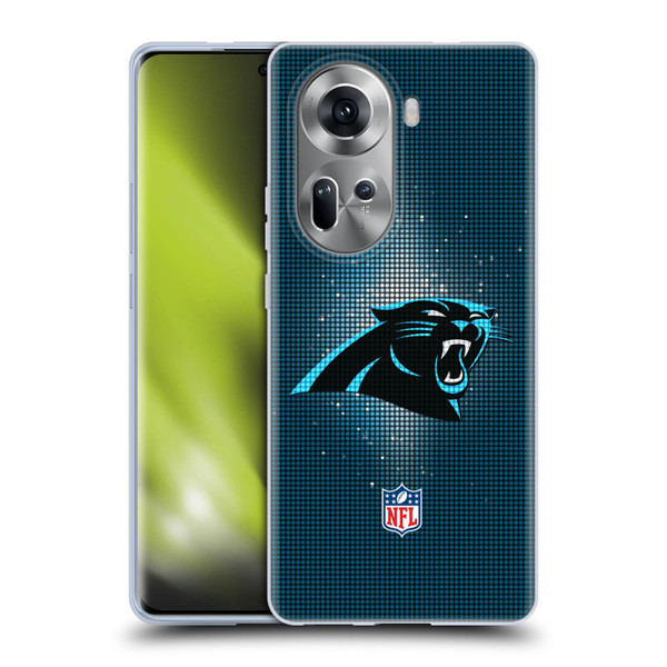 NFL Carolina Panthers Artwork LED Soft Gel Case for OPPO Reno11