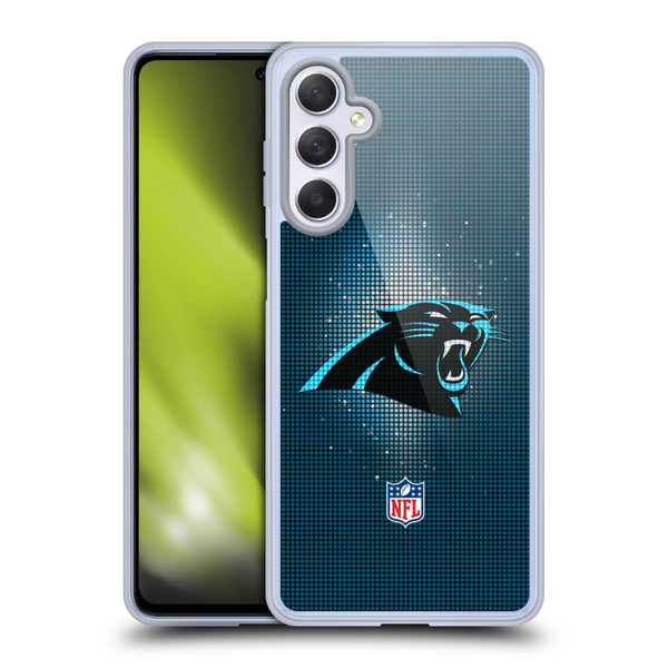 NFL Carolina Panthers Artwork LED Soft Gel Case for Samsung Galaxy M54 5G