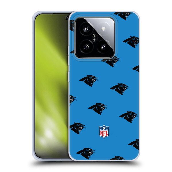 NFL Carolina Panthers Artwork Patterns Soft Gel Case for Xiaomi 14