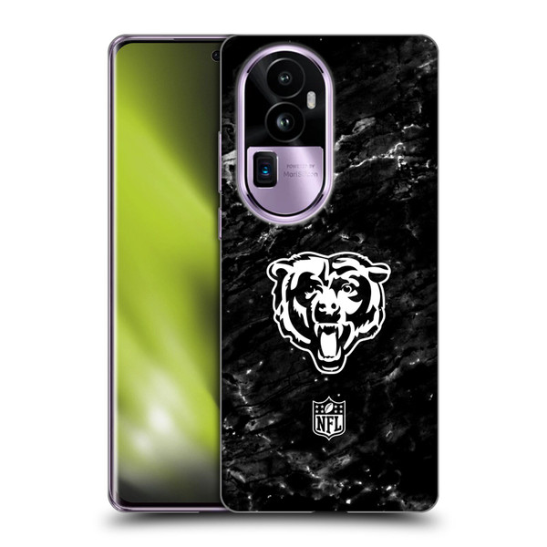 NFL Chicago Bears Artwork Marble Soft Gel Case for OPPO Reno10 Pro+