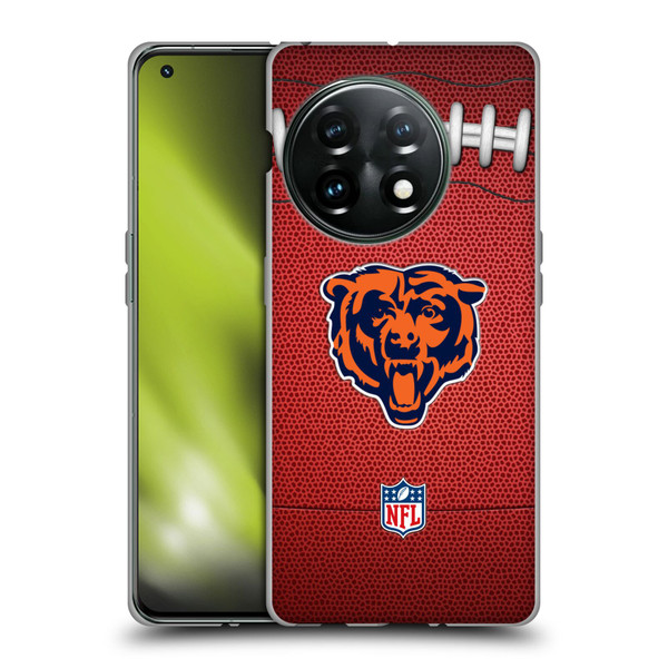 NFL Chicago Bears Graphics Football Soft Gel Case for OnePlus 11 5G