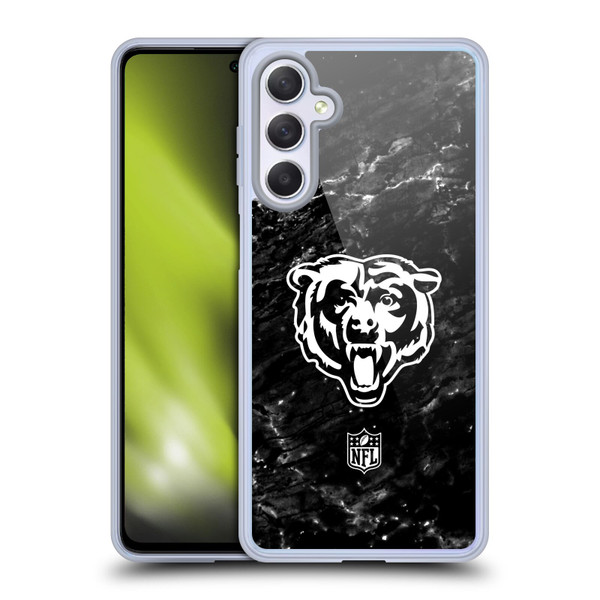 NFL Chicago Bears Artwork Marble Soft Gel Case for Samsung Galaxy M54 5G