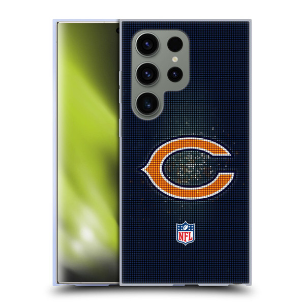NFL Chicago Bears Artwork LED Soft Gel Case for Samsung Galaxy S24 Ultra 5G