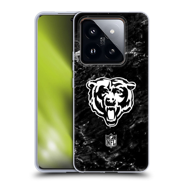 NFL Chicago Bears Artwork Marble Soft Gel Case for Xiaomi 14 Pro