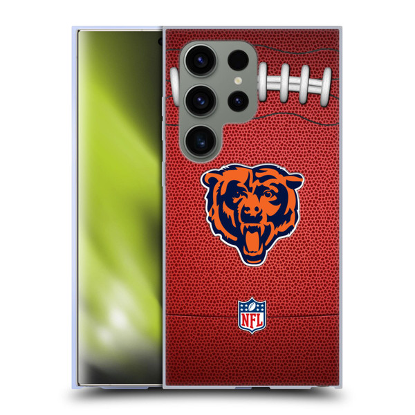 NFL Chicago Bears Graphics Football Soft Gel Case for Samsung Galaxy S24 Ultra 5G