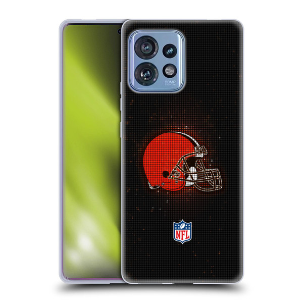 NFL Cleveland Browns Artwork LED Soft Gel Case for Motorola Moto Edge 40 Pro
