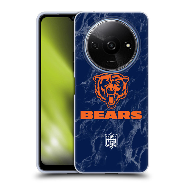 NFL Chicago Bears Graphics Coloured Marble Soft Gel Case for Xiaomi Redmi A3