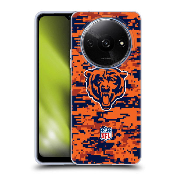 NFL Chicago Bears Graphics Digital Camouflage Soft Gel Case for Xiaomi Redmi A3