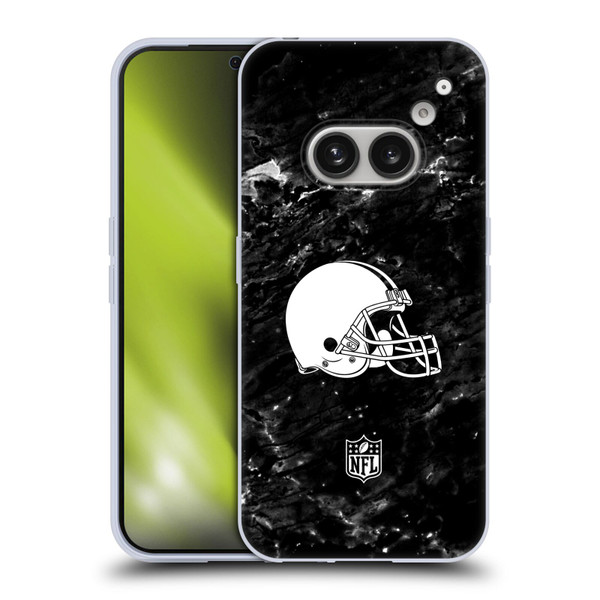 NFL Cleveland Browns Artwork Marble Soft Gel Case for Nothing Phone (2a)