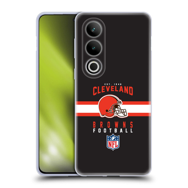 NFL Cleveland Browns Graphics Helmet Typography Soft Gel Case for OPPO OnePlus Ace 3V 5G