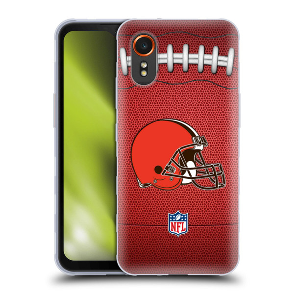 NFL Cleveland Browns Graphics Football Soft Gel Case for Samsung Galaxy Xcover7 5G
