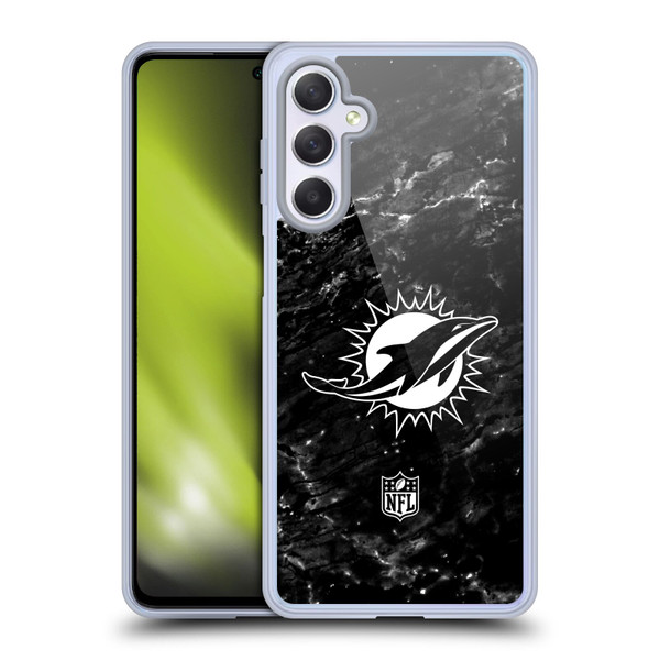 NFL Miami Dolphins Artwork Marble Soft Gel Case for Samsung Galaxy M54 5G