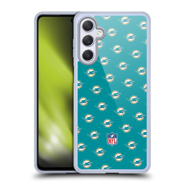 NFL Miami Dolphins Artwork Patterns Soft Gel Case for Samsung Galaxy M54 5G