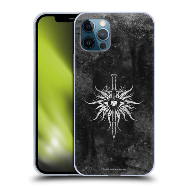 EA Bioware Dragon Age Heraldry Inquisition Distressed Soft Gel Case for Apple iPhone 12 / iPhone 12 Pro