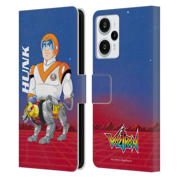 Voltron Character Art Hunk Leather Book Wallet Case Cover For Xiaomi Redmi Note 12T