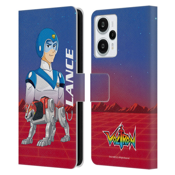 Voltron Character Art Lance Leather Book Wallet Case Cover For Xiaomi Redmi Note 12T