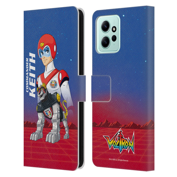 Voltron Character Art Commander Keith Leather Book Wallet Case Cover For Xiaomi Redmi 12