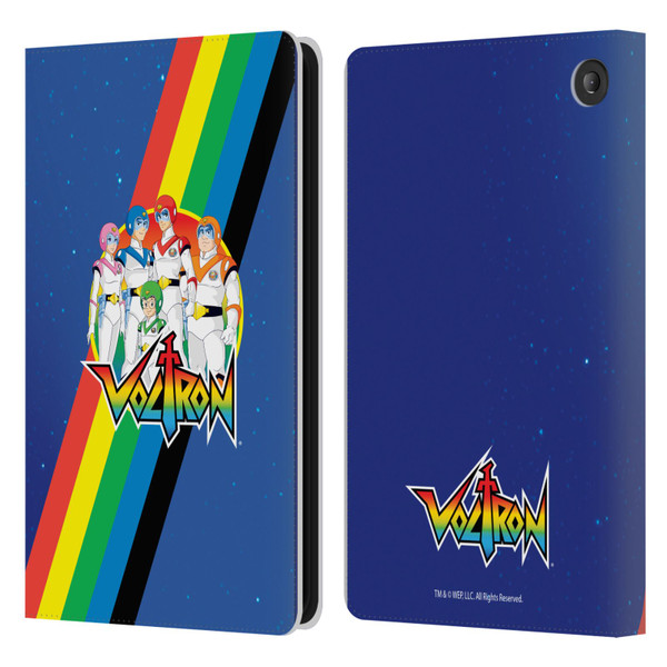 Voltron Graphics Group Leather Book Wallet Case Cover For Amazon Fire 7 2022