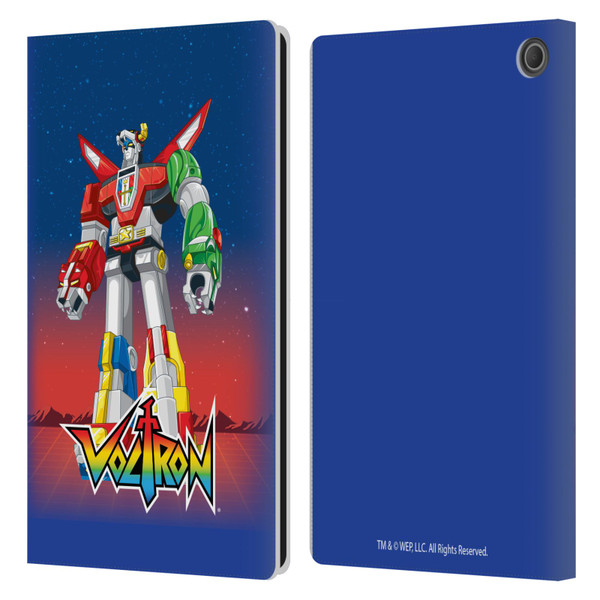 Voltron Graphics Robot Leather Book Wallet Case Cover For Amazon Fire Max 11 2023