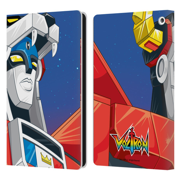 Voltron Graphics Head Leather Book Wallet Case Cover For Amazon Fire HD 8/Fire HD 8 Plus 2020