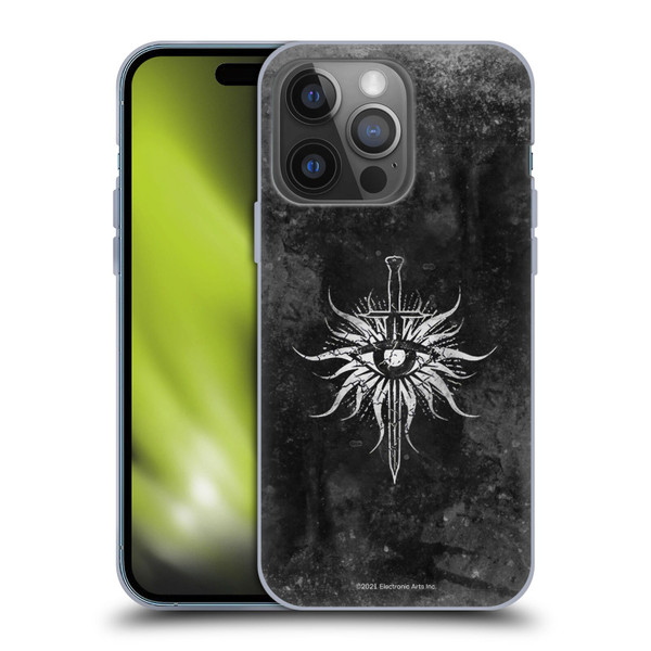 EA Bioware Dragon Age Heraldry Inquisition Distressed Soft Gel Case for Apple iPhone 14 Pro