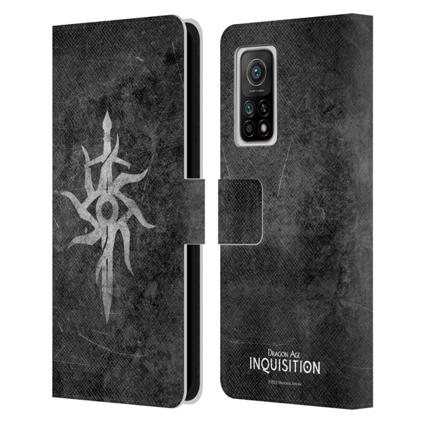 EA Bioware Dragon Age Inquisition Graphics Distressed Symbol Leather Book Wallet Case Cover For Xiaomi Mi 10T 5G