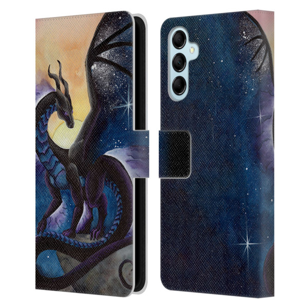 Carla Morrow Dragons Nightfall Leather Book Wallet Case Cover For Samsung Galaxy M14 5G