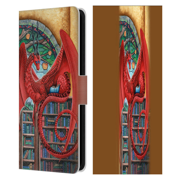 Carla Morrow Dragons Gateway Of Knowledge Leather Book Wallet Case Cover For Samsung Galaxy S23 FE 5G