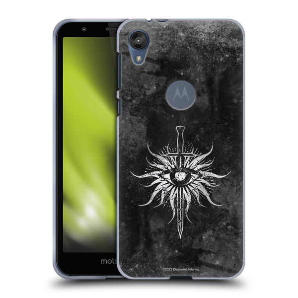 EA Bioware Dragon Age Heraldry Inquisition Distressed Soft Gel Case for Motorola Moto E6
