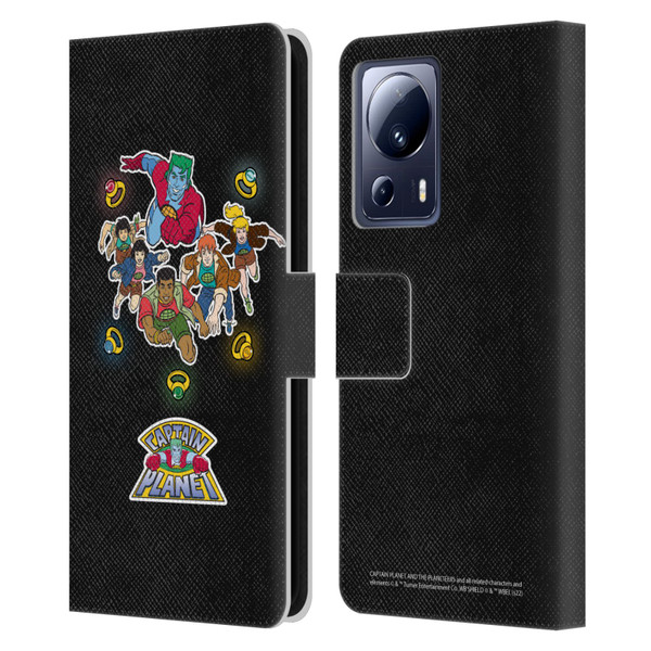 Captain Planet And The Planeteers Graphics Character Art Leather Book Wallet Case Cover For Xiaomi 13 Lite 5G