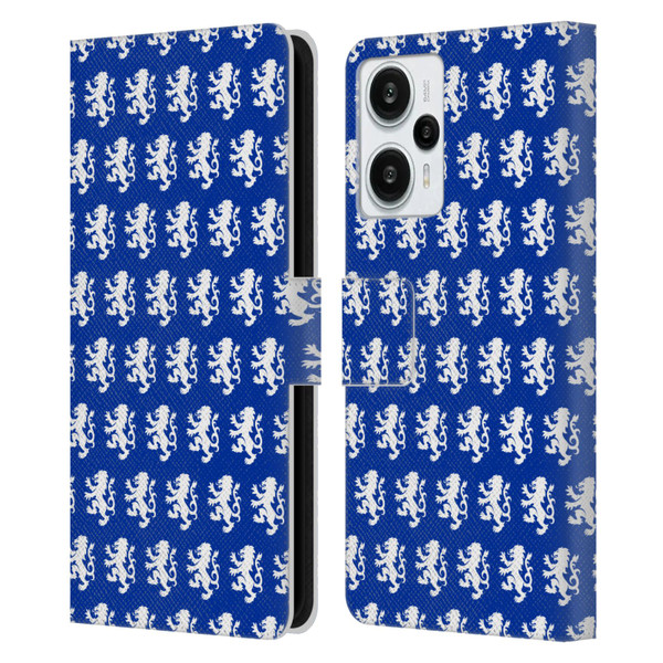 Rangers FC Crest Pattern Leather Book Wallet Case Cover For Xiaomi Redmi Note 12T