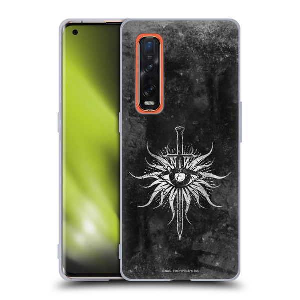 EA Bioware Dragon Age Heraldry Inquisition Distressed Soft Gel Case for OPPO Find X2 Pro 5G