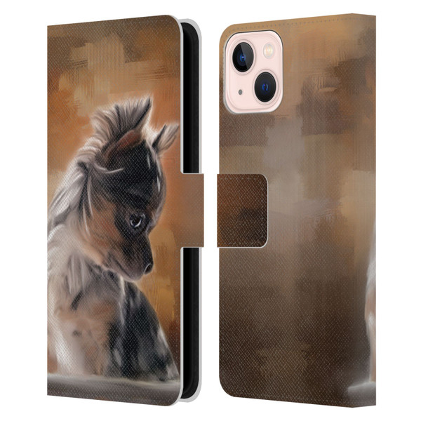 Simone Gatterwe Assorted Designs Chihuahua Puppy Leather Book Wallet Case Cover For Apple iPhone 13